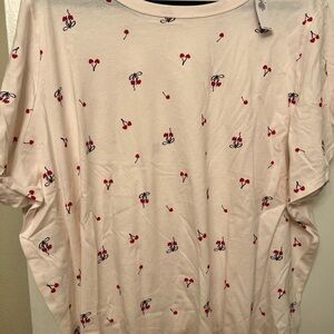 Old Navy Cherry Pattern Short Sleeve Tee